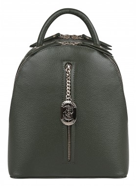 Кожаный рюкзак женский из натуральной кожи Franchesco Mariscotti 1-4250к-021 хаки
