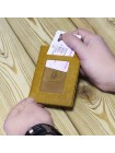 Бумажник портмоне для документов водителя из кожи ОВ-4-A табачно-желтый Apache
