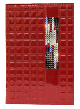 Бумажник водителя женский кожаный БС-12 avenue rouge Kniksen красный