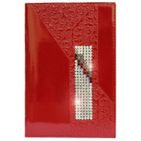 Дамский бумажник водителя и обложка для паспорта БС-12 escala red Kniksen красный