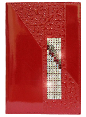 Дамский бумажник водителя и обложка для паспорта БС-12 escala red Kniksen красный