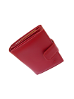 Кошелек портмоне женское натуральная кожа С-Джари люкс красный Флауэрс