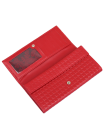 Портмоне кошелек женский кожаный с кристаллами Сваровски ВП-17 Red Ice Kniksen красный