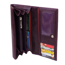 Портмоне кошелек женский кожаный Мэри ВП-17 друид фиолетовый Kniksen