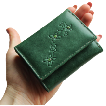 Портмоне кошелек женское кожаное Джари-2 Мэри Kniksen зеленый