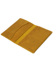 Обложка на паспорт натуральная кожа ОП-2-A табачно-желтая Apache