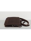 Сумка планшет из натуральной кожи дымчато-коричневая СМ-3013-А Apache