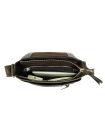 Сумка мужская планшет кожаная дымчато-коричневая СМ-4013-А Apache