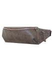 Сумка пояс мужская коричневая СП-5014-А иск. кожа Apache