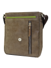 Мужская сумка планшет через плечо СМ-4014-А коричневая Apache