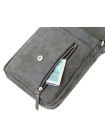 Мужская сумка планшет через плечо СМ-4014-А серая Apache