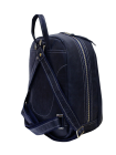 Кожаный мужской рюкзак P-9013-A друид темно синий Apache