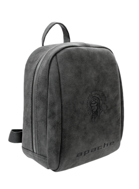 Городской модный рюкзак P-9014-A искусственная кожа серый Apache