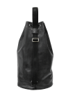 Сумка мешок через плечо из натуральной кожи C-9213-A дымчато-черный Apache