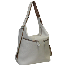 Женская сумка Лада бежевая рюкзак трансформер Kniksen