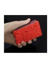 Футляр для кредитных карт и визиток кожаный ВМ-Ф аляска коралл Person