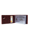 Футляр для кредитных карт и визиток кожаный ВМ-Ф аляска красный Person