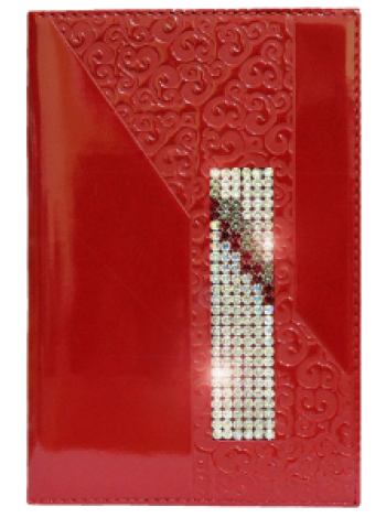 Обложка на паспорт ОП-16 escala red Kniksen